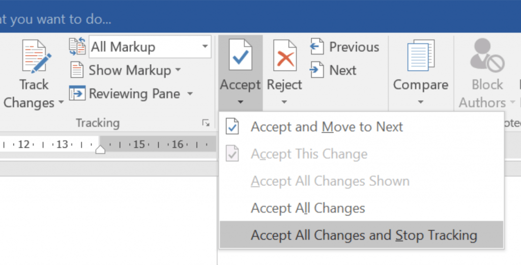 apa fitur review di word